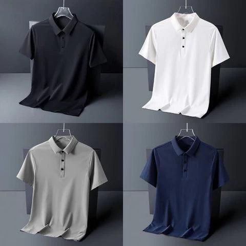 Men’s Classic Polo T-Shirt Pack of 4 – Premium Cotton, Stylish