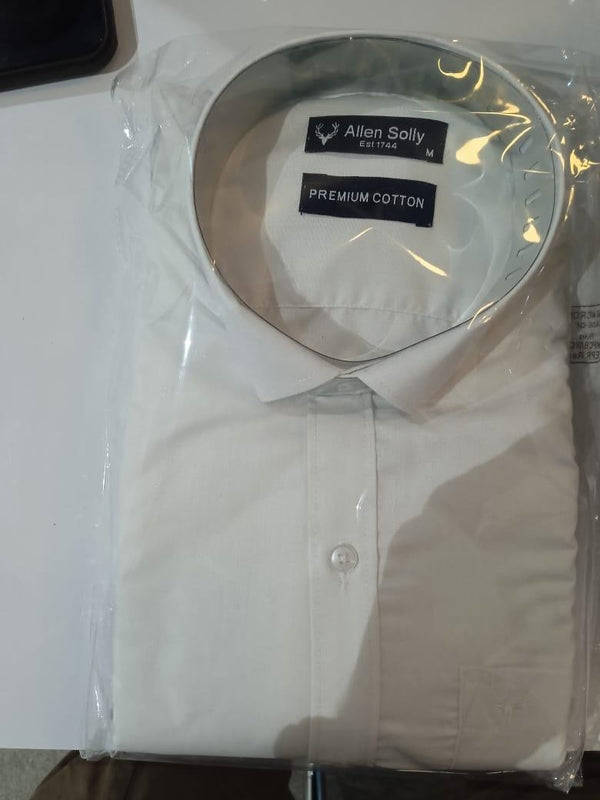 Allen Solly Men’s Premium Cotton Formal Shirt – White