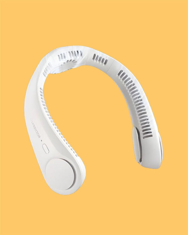 Portable Neckband Fan – Hands-Free, Rechargeable & Ultra-Quiet Cooling