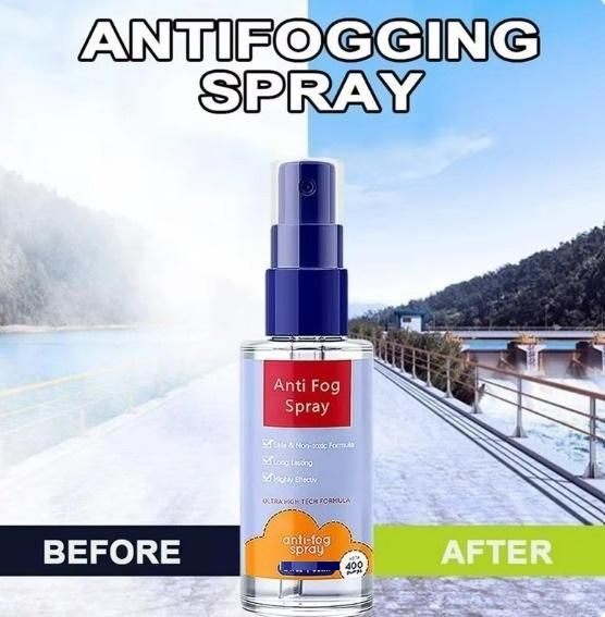 Anti-Fog & Glass Strengthening Spray 120ML (Pack of 2)