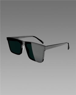 Polarized Retro Square Sunglass