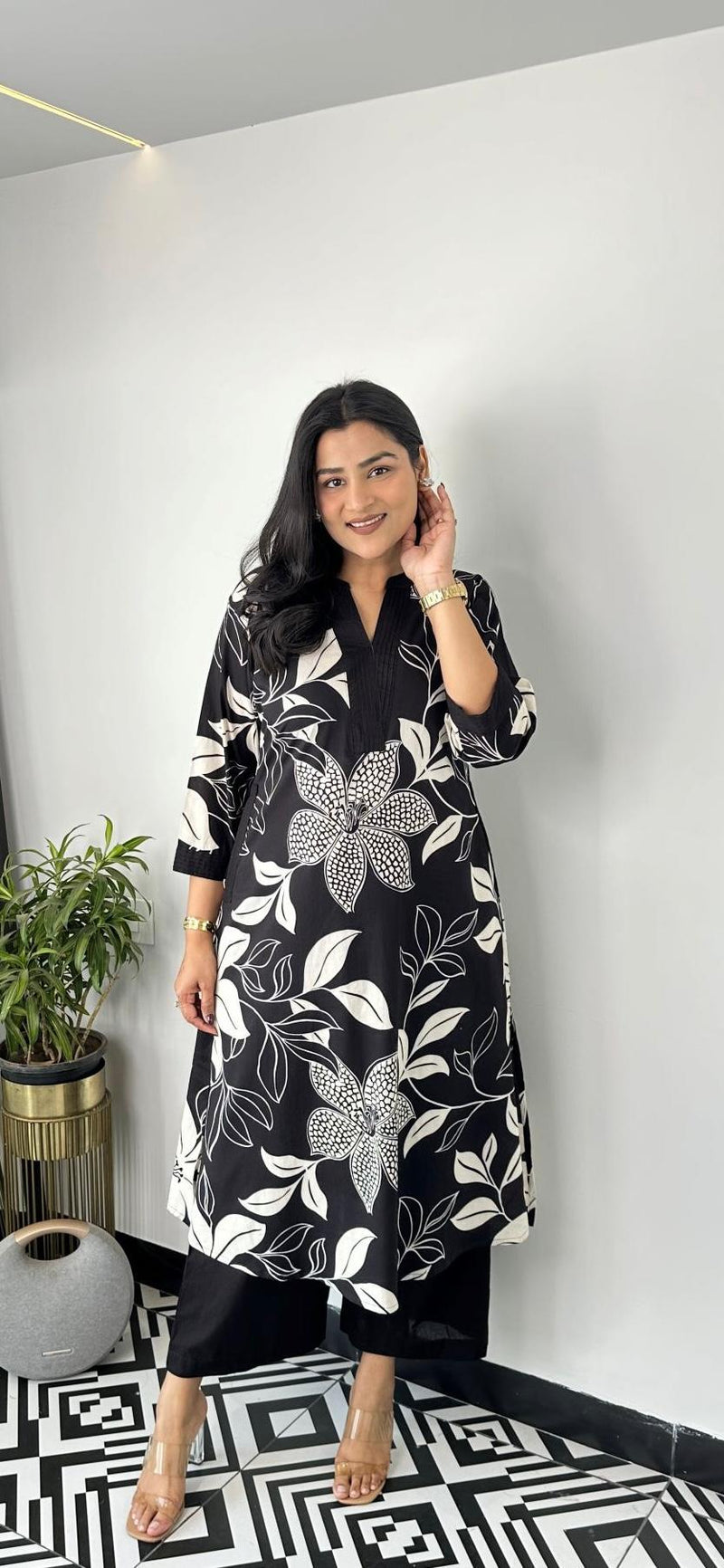 Jaipuri Printed Cotton Co-Ord Set – Elegant & Comfortable