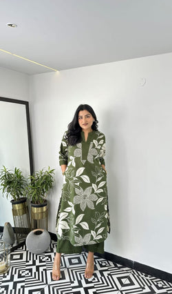 Jaipuri Printed Cotton Co-Ord Set – Elegant & Comfortable